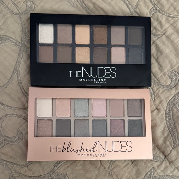 Maybelline The Nudes & Blushed Nudes Eyeshadow Palettes - Neutral and Pink Tones - Picture 1 of 5